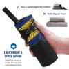 Barbados Flag Butterfly Beach Towel with Towel Band, 27.5 Inches Soft Microfiber Beach Towels Quick Dry Absorbent Sand Free Beach Blanket for Adults in Beach Pool view 2