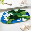 LEVINIS Cute Moss Bathroom Rugs, Soft Funny Bedroom Bathroom Dcor Rug Non Slip Washable Bath Mats for Shower, Tub, Bedroom, 31"20" view 1