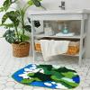 LEVINIS Cute Moss Bathroom Rugs, Soft Funny Bedroom Bathroom Dcor Rug Non Slip Washable Bath Mats for Shower, Tub, Bedroom, 31"20" view 3