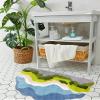 LEVINIS Moss Bath Mats, Cute Green Moss Shag Bathroom Rugs Non Slip Soft and Water Absorbent Bath Rug for Bathroom, Shower, Tub, Indoor Doormat 31"20" view 4