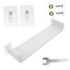 SEWOART Easy Install Wall Shelves White Over The Toilet Shelf No Drill Heavy Duty Storage Rack view 1