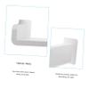 SEWOART Easy Install Wall Shelves White Over The Toilet Shelf No Drill Heavy Duty Storage Rack view 2