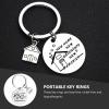 EXCEART 6 Pack Stainless Steel Key Rings Portable Bag Pendants for Housewarming First Home Creative Keychain Accessories for Keys Bags and Everyday Carry view 2