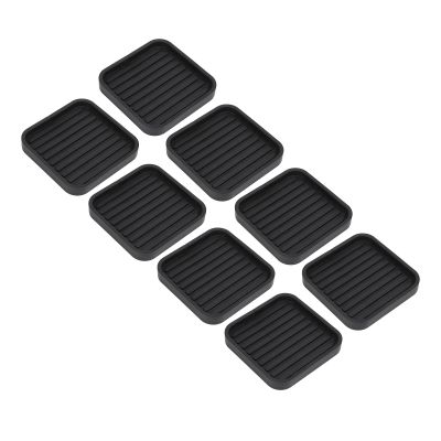 YYQTGG Bed Risers, Anti Vibration Pads Widely Used Rubber Shock Absorbing for Cabinet