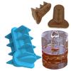 Adult Prank Ice Cube Mould | 3D Ice Cube Molds - Fun Shapes Silicone Ice Cube Mold for Whiskey, Beer, Coffee and Homemade,3Pcs view 1