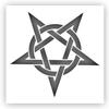 Pentagram Shape Symbol Stencil - Choose a Size (36"x36") - Laser-Cut Reusable Plastic view 1