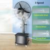 Lnder Heavy Duty Pedestal Oscillating Fan 26/30 Inch Misting Fans Outdoor Fan with Mister High Velocity Cooling Standing Fans for Patios Workshop Warehouse Industrial (Size : 380W/30in) view 4