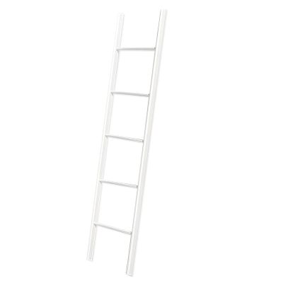 Bunk Bed Ladder Only Metal for Dorm Room & RV, 60 65 67 Inch Step Ladder with Hooks for Adults & College, Camper/Loft/Laundry/Closet Climbing Ladder, Load 150KG