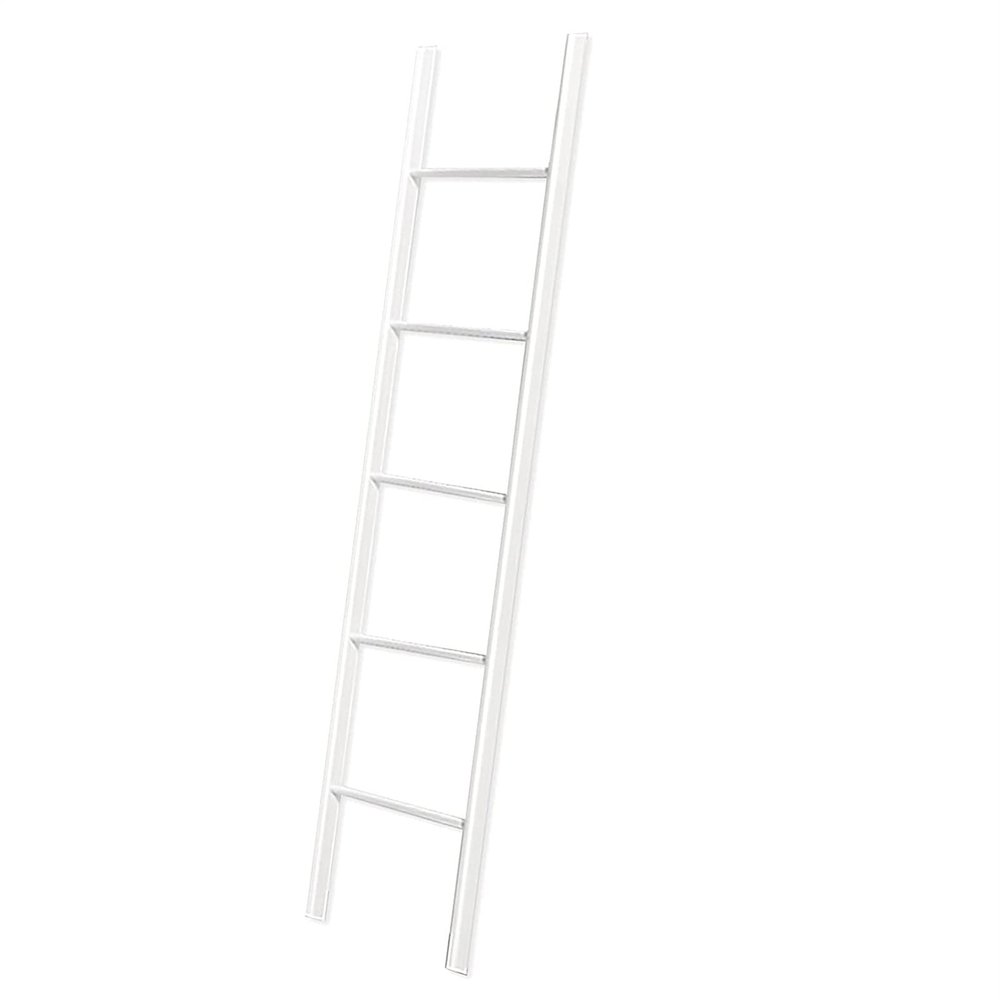 Bunk Bed Ladder Only Metal for Dorm Room & RV, 60 65 67 Inch Step Ladder with Hooks for Adults & College, Camper/Loft/Laundry/Closet Climbing Ladder, Load 150KG