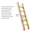 Wood Loft Ladder with Handle, 60 70 Inch Extra Tall Bed Ladder for Twin Bunk Bed, Dorm Bed & Bedroom, Load 100KG, Step Length: 40CM/15.7" (Size : 5-Step (1.5m/59 Inch/5 FT)) view 2
