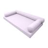 |SLIPCOVER ONLY|S6 Outdoor Daybed Mattress Bolster Pillow Cushion Covers Knife Edge Full AD107 view 1