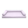 |SLIPCOVER ONLY|S6 Outdoor Daybed Mattress Bolster Pillow Cushion Covers Knife Edge Full AD107 view 2