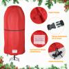 Riuog Upright Christmas Tree Storage Bag,Oxford Fabric Tear Resistant Adjustable 7.5FT Christmas Tree Storage Bag for Assembled Xmas Trees view 3