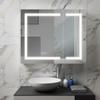 FEKEWIO Medicine Cabinets 36 Inch X 30 Inch Frameless Illuminated Led Mirror Cabinet for Bathroom Aluminum Wall Mounted Medicine Cabinet with Touch Switches Dimmer Anti-Fog Function view 1