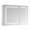 FEKEWIO Medicine Cabinets 36 Inch X 30 Inch Frameless Illuminated Led Mirror Cabinet for Bathroom Aluminum Wall Mounted Medicine Cabinet with Touch Switches Dimmer Anti-Fog Function view 3