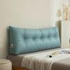 Queen Size Wedge Pillow Bed Rest Reading Pillow, Wedge Cushion Headboard Reading Pillow, Solid Sofa Mattress Wipeable Technical Cloth Cover Bed Backrest (Color : Green, Size : 31.5"/80cm) view 1