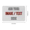 Custom Bath Mat Personalized Customized Image Text Logo Non-Slip Bathroom Rug Add Your Design Customize Photo Door Mat Housewarming Gift Home Decorative (16x24in) view 3