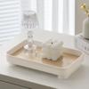 Cabilock Elegant Wood Grain Vanity Tray Makeup Perfume Countertop Large Multi-Purpose Space-Saving Storage view 4