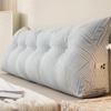 COZMAX Wedge Headboard Pillow, Bed/Sofa Wedge Reading Pillow, Queen Throw Pillow/Bedside Cushion, Queen Back Wedge Pillow with Side Pockets and Removable Cover (Color : Blue, Size : 19.6"/50cm) view 1