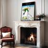 Poster Master Never Ever Give Up Poster - Crane & Frog Print - Motivational Quote Art - Funny Gift for Him, Her, Man, Woman - Inspirational Decor for Home, Office, Bedroom - 8x10 UNFRAMED Wall Art view 4
