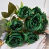 Artificial Small Peony Chinese Style Color Fake Peony Flower Home Restaurant Silk Flower Decoration Small Flower view 3