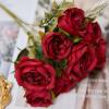 Artificial Small Peony Chinese Style Color Fake Peony Flower Home Restaurant Silk Flower Decoration Small Flower view 4