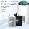 2 Pack TZ-K1 Replacement Filter Compatible with FreAire KN6391, Compatible with ToLife TZ-K1, Compatible with VOOPNU DH-JH12, for MK-01 MK-06, MJ012H, 3-in-1 Filter Replacement for Smoke Pollen, White view 3