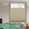 Toanture Top Down Bottom Up Cellular Cordless Blinds, Blackout Honeycomb Window Blinds for Windows Shades, Thermal Insulated 1.8" Single Cell Honeycomb Blinds for Bedroom, Office(Beige,75.5"W x 72"H) view 2