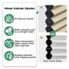 Toanture Top Down Bottom Up Cellular Cordless Blinds, Blackout Honeycomb Window Blinds for Windows Shades, Thermal Insulated 1.8" Single Cell Honeycomb Blinds for Bedroom, Office(Beige,75.5"W x 72"H) view 3
