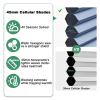 Toanture Top Down Bottom Up Cellular Cordless Blinds, Blackout Honeycomb Window Blinds for Windows Shades, Thermal Insulated 1.8" Single Cell Honeycomb Blinds for Bedroom, Office(Blue,75" W x 72" H) view 4