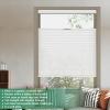 Toanture Custom Top Down Bottom Up Cellular Cordless Blinds, Blackout Honeycomb Window Blinds for Shades, Thermal Insulated 1.8" Single Cell Honeycomb Blinds for Bedroom, Office(White,81" W x 60" H) view 2