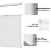Toanture Custom Top Down Bottom Up Cellular Cordless Blinds, Blackout Honeycomb Window Blinds for Shades, Thermal Insulated 1.8" Single Cell Honeycomb Blinds for Bedroom, Office(White,81" W x 60" H) view 3