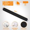 TORRAMI Under Door Draft Stoppers 38 Inch, Heavy Triangle Stop Draft Block Cold Air/Wind/Breeze Noise Blocker Door Sweeps Weather Stripping Bottom Seal Black view 2