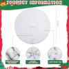 Libima 70 Inches Large Christmas Tree Skirt Faux Fur Xmas Tree Skirt White Plush Velvet with Silver Sequins Snowflakes for Xmas Decorations Merry Christmas Party Winter Home Holiday Ornaments view 2