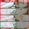 Libima 70 Inches Large Christmas Tree Skirt Faux Fur Xmas Tree Skirt White Plush Velvet with Silver Sequins Snowflakes for Xmas Decorations Merry Christmas Party Winter Home Holiday Ornaments view 4