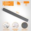 TORRAMI Under Door Draft Stoppers 32 Inch, Heavy Triangle Stop Draft Block Cold Air/Wind/Breeze Noise Blocker Door Sweeps Weather Stripping Bottom Seal Dark Gray view 2
