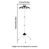 Xiaguang Garment Hanger for Steaming Clothes - Steam Iron Clothes Rack - Steam Clothes Hanger - Handheld Garment Steamer Clothes Rack - Garment Steamer Accessories| for Indoor Outdoor Use, Black view 2