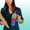 40 Oz Tumbler With Handle 40oz Peacock Tumbler With Lid Straw Double Insulated Travel Coffee Mug Peacock cup Gifts For Women view 3