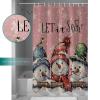 Double Love Christmas Snowman Bathroom Curtain 72 Inch Shower Curtain with Hooks, Waterproof Polyester Bath Curtain Washable Bathtub Curtain Winter Rustic Snowflake Let-It-Snow Pink 72''x 72'' view 4