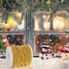 100 Feet Christmas Tree Beads, Gold Christmas Tree Garland Decoration, Plastic Hanging Beads Garland Chain Roll for Xmas Home Mantle Fireplace Wreath Xmas Tree DIY Decoration Supplies view 2
