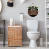 JIBEVEYYI 12x12IN Please Do Not Flush Anything Except Toilet Paper Wooden Sign,Rustic Quotes decorative Home Farmhouse Bathroom Decor,Great Gift and Decor for Bathroom and Bedroom view 4