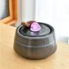 Tabletop Water Fountain Tabletop Water Fountain with Cow Sculpture Indoor Relaxation Water Fountains Feng Shui Waterfall Fountain for Home Living Room Office Decor Office Relaxation Meditation Fountai view 3