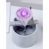 Tabletop Water Fountain Indoor Mini Ceramic Tabletop Fountain Modern Indoor Water Fountain for Living Room, Office or Bedroom with Lights and Electric Submersible Pump, 6.4 Inches Tall Office Relaxati view 4