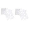 EXCEART 200pcs Modern Acrylic Mirror Sticker Wall Art Easy Apply Remove for Living Room view 1