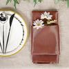 20 pcs 20-Inch Terracotta Satin Table Napkins Reusable Washable Wedding Party Dinner Linens Tableware Supplies view 4