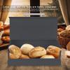 Bread Bin, Bread Box for Kitchen Countertop Large Bread Box Farmhouse Bread Container Bread Storage with Clamshell Door Bread Holde for Home Kitchen Office (Black Grey) view 2