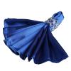 60 pcs 20-Inch Royal Blue Satin Dinner Napkins for Wedding Reception Catering Events Restaurant Kitchen Home Decoration view 1