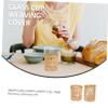 BESTonZON 2pcs Bamboo Cup Sleeves Glass Decor Glass Coffee Tumbler Rattan Vase Wedding Centerpieces for Tables Vases in Bulk Wicker Cup Weaving Cover Accessory Dining Table view 3