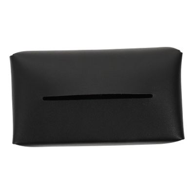 Zerodeko 1pc Tissue Holder Simple and Practical Tissue Storage Case for Home Desktop Napkin Organizer Capacity Pu Material Easy to Clean