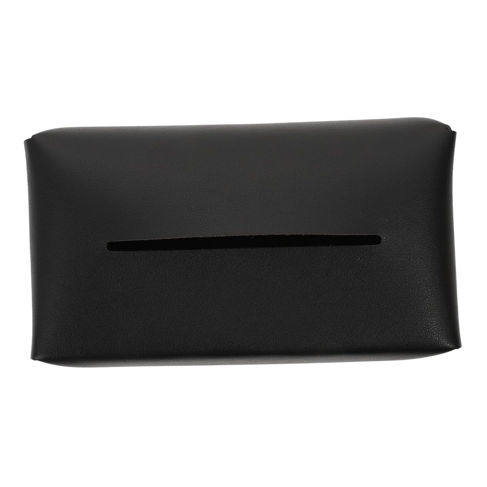 Zerodeko 1pc Tissue Holder Simple and Practical Tissue Storage Case for Home Desktop Napkin Organizer Capacity Pu Material Easy to Clean